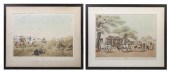  Two English Handcolored Lithographs 155467