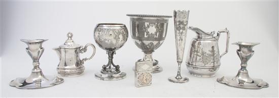 A Collection of American Silverplate 155517