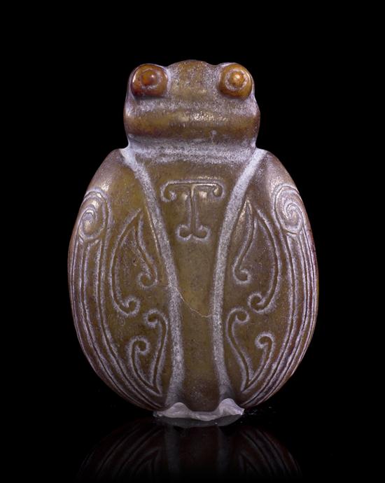  A Carved Jade Cicada attributed 1555c3