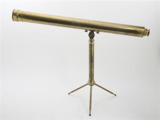 An French Brass Telescope retailed