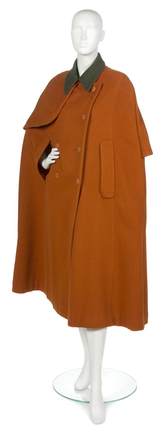 An Hermes Orange Wool Cashmere 155a23