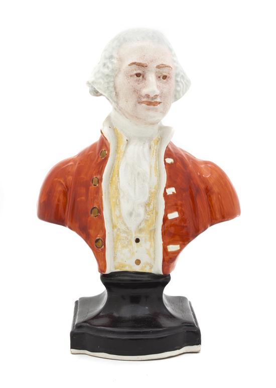 A Staffordshire Pottery Bust of 153a2a
