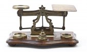 * An English Brass Postage Scale of