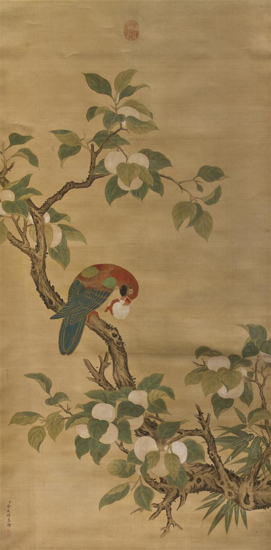  A Chinese Painting of a Parrot 154214