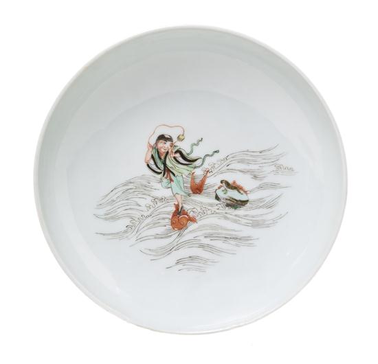 A Chinese Green Glazed and Enameled 15425c