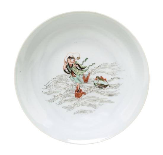 A Chinese Green Glazed and Enameled 15425d