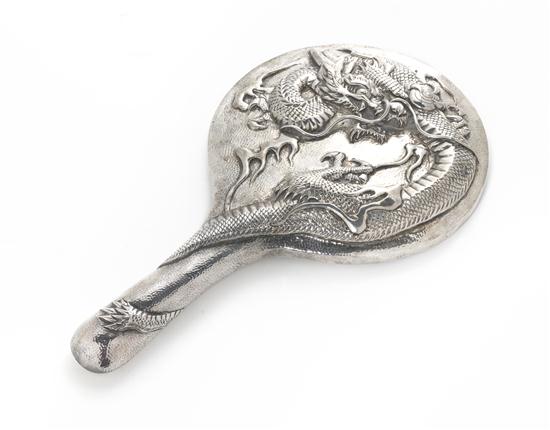 A Japanese Export Silver Hand Mirror 154366