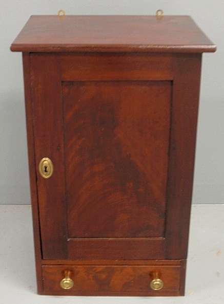 English mahogany wall cabinet mid 156d20