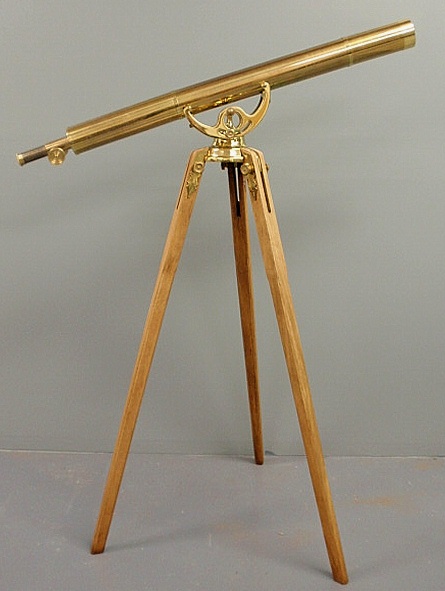 Bausch Lomb brass telescope with 156e38