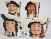 Royal Doulton Miniature Four Musketeers