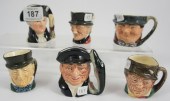 Royal Doulton Miniature Character Jugs