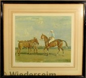 Framed and matted Sir Alfred Munnings
