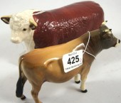 Beswick Jersey Bull 1422 and Hereford
