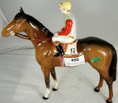 Beswick model of a Jockey on a Horse