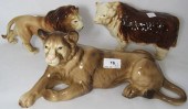 Melba Ware Models of a Lioness Lying