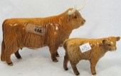 Beswick Cattle Highland Cow 1740 and