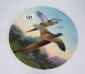 Minton plate handpainted with a Three
