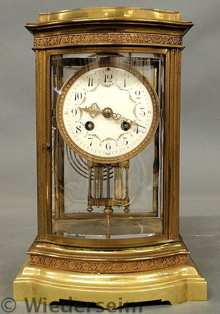 French brass mantel clock with 1582bb
