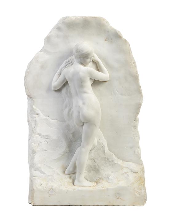 A French Carved Marble Sculpture