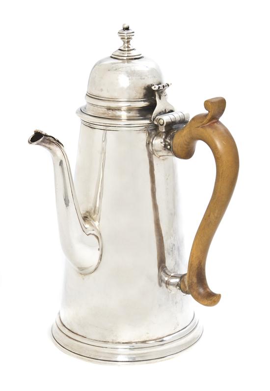 An English Silver Coffee Pot Paul 155fda