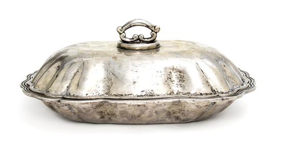  A Continental Silver Covered Entree 156099