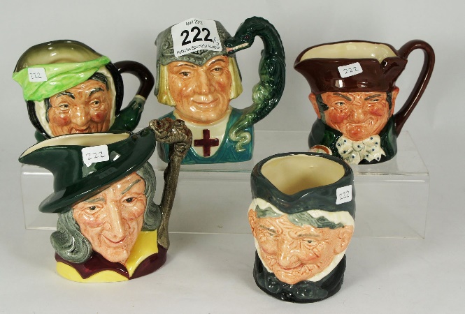 Royal Doulton Small Character Jugs St George