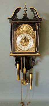 Colonial Mfg. Co. wall chime clock by