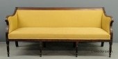 Sheraton mahogany sofa c 1820 with 15966c