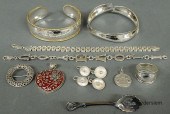 Group of sterling silver jewelry 159739