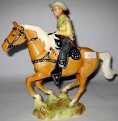 Beswick Cowboy On Horse 1377 (Horses