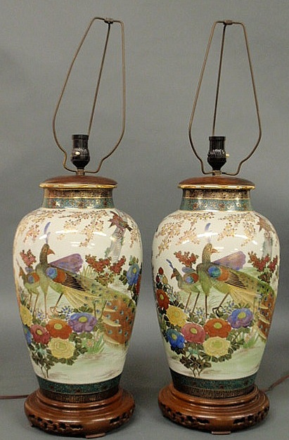 Large pair of Chinese style ceramic 159d88