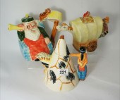 Moorland Pottery Teapots Indian & Wig