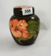Moorcroft Hibiscus C12R15 Ginger Jar
