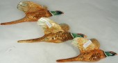 Beswick Set of Three Wall Plaque Pheasants