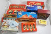 Ten Boxes of Toy Soldiers and Vehicles