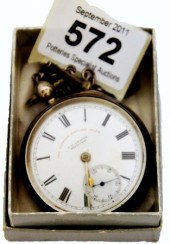 Silver Pocket Watch By J Craven of Sheffield