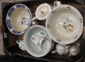 Tray lot of assorted Chamber Pots including