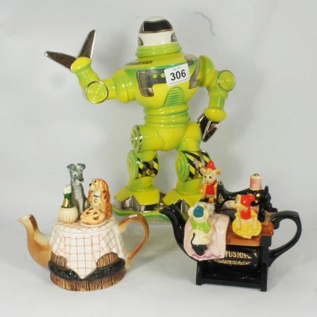 Paul Cardew Character Tea Pots 15a811