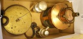 A collection of old metalware to include