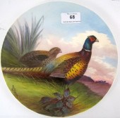 Minton Plate handpainted with Pheasants