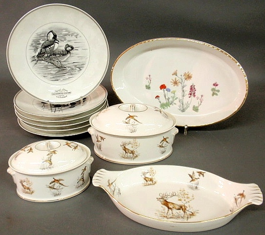 Set of six plates by Limoges France