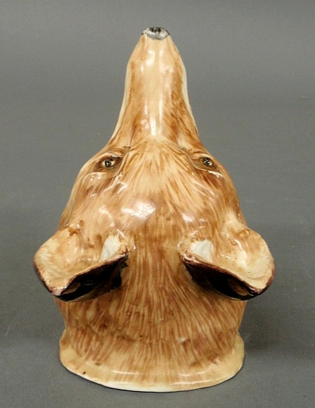 Large porcelain fox head stirrup 158f72