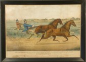Currier & Ives The Celebrated Trotting