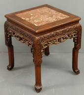 Chinese carved rosewood table c.1900