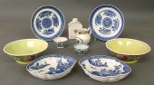 Two blue and white Chinese Nanking bowls