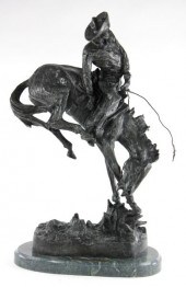 after Remington Sculpture - The Outlawraised