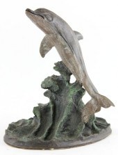 Dolphin Sculpture by A. J. Obara Jr.titled