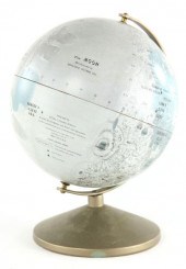 Vintage 1963 Moon Globeproduced by Robert