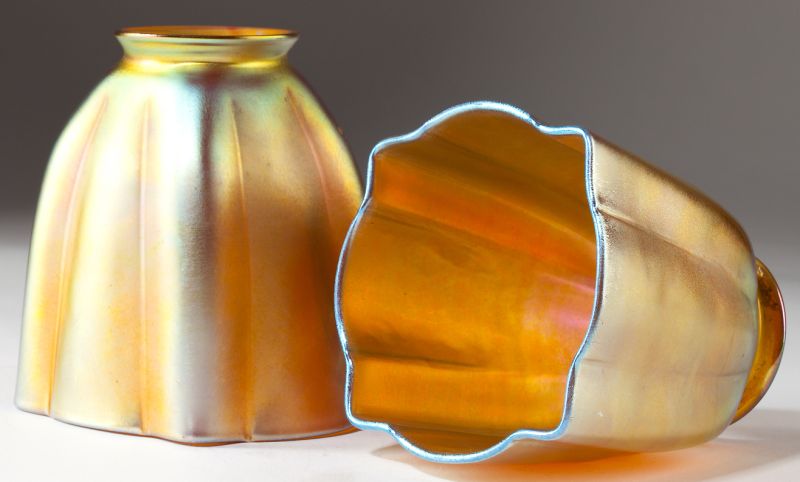 Pair of Steuben Aurene Art Glass 15c4cf