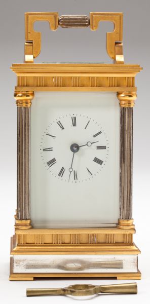 French Brass Carriage Clock by 15c624